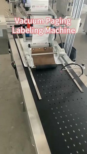 Vacuum Paging Labeling Machine | Automatic Flat Product Labeling Solution