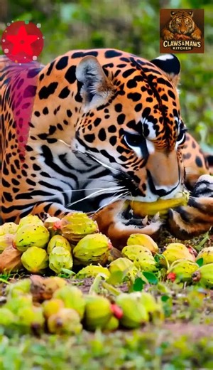 African Jaguar #ClawsAndMawsKitchen #WildlifeFeeding