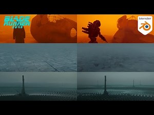 3D ARTIST RECREATES SCENES FROM BLADERUNNER 2049 IN BLENDER!