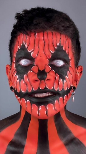 Spooky Pumpkin Clown Makeup Tutorial