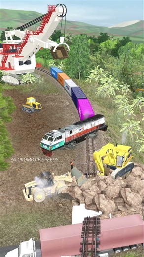 Kereta Api Putar Balik Ada Perbaikan Jembatan #train #railtrack #railway #indianrailways #railroad