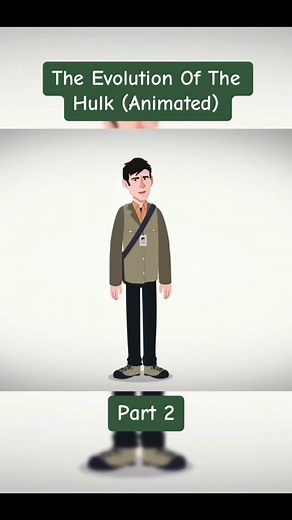 The Evolution Of The Hulk (Animated) #avengers #hulk #animation