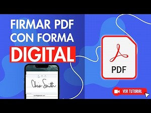 Cómo INSERTAR tu FIRMA DIGITAL en Todas las Hojas de un PDF | ✒️ Sin Programas ✒️