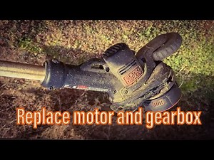 Black and Decker 20v Trimmer Head and Motor Replacement