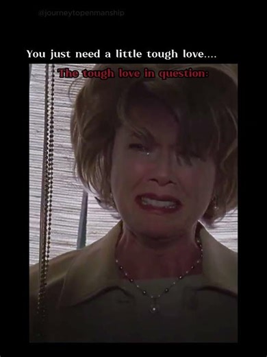 A little tough love | American Beauty 1999 | Annette Bening