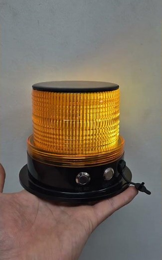 대성부품 LED 무선 충전식 멀티플래시 태양광 경광등