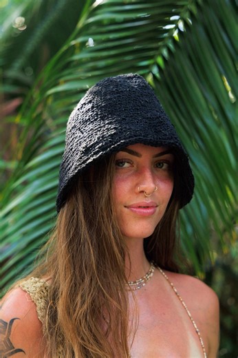Hemp Crochet Floppy Sun Hat • Beach Festival Fashion Headpiece Style Bohemian • Headwear Natural Fiber Shade Protection Handmade Brim Summer - Etsy