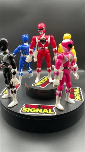 1993 Mighty Morphin Power Rangers | Original 5 Ranger Action Figures | The Toy Signal