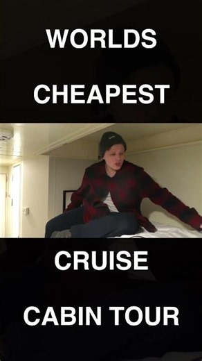 Worlds Cheapest Cruise £20 Cabin Tour!