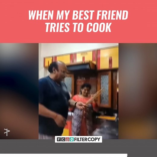 FilterCopy on Instagram: "@ that friend... Jokes apart, we are glad to see people help their family members, contribute in kitchen work and urge others to do the same! . . . . . . #FilterCopy #BestFriend #Cooking #QuarantineCooking #Cooking #Lockdown #India #ViralVideos #FunnyVideos #TrendingVideos"