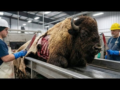 Inside the Bison-Leather Factory: How Raw Bison Hide Becomes Luxury Fashion (Full Process)