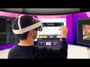 Work with MULTIPLE SCREENS in Quest 3 and 2 (Horizon Workrooms and more) 🖥