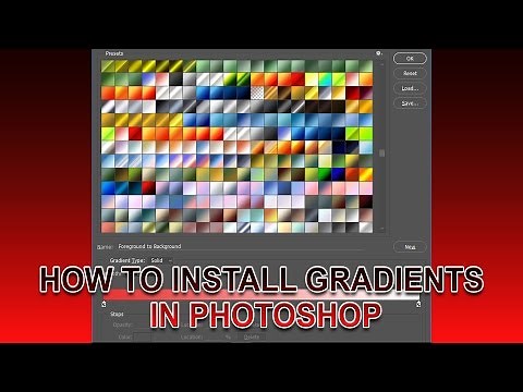 How to Install Gradient in Photoshop