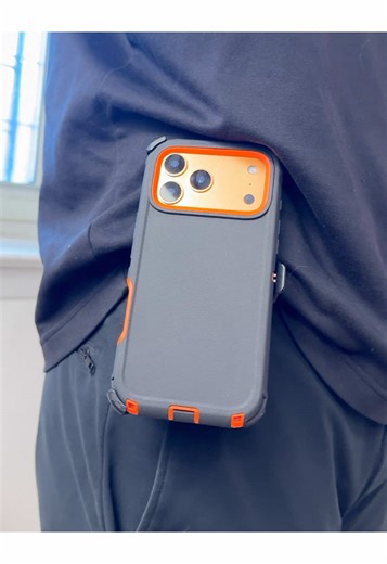 Heavy duty shockproof case with holster, featuring 3 layers protection, charging port cover and much more to offer for all iPhone models including the new iPhone 17 series. #iphone17promaxcase #iphonecase #iphone17promax #iphone17 #iphone17case