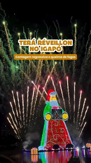 Renan Bueno • Londrina • on Instagram: "🎆 RÉVEILLON NO IGAPÓ 2026! 🥂✨ No dia 31 de dezembro, no Lago Igapó 2, ao lado do Maior Papai Noel do Mundo 🎅🌟 ✨ Contagem regressiva ✨ Queima de fogos pet friendly ✨ Evento gratuito pra toda a família Antes de continuar, segue @_pequenalondres E tem mais! A Vila do Natal, no Aterro, estará aberta das 17h à 1h, com: 🍔 Food trucks 🎶 Atrações musicais 🎤 Show do LuGu (Hematoma) antes da virada 🎧 DJs depois da meia-noite 🎄 Muita decoração natalina 📍 31