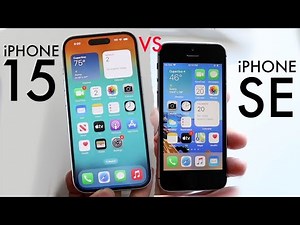 iPhone 15 Vs iPhone SE! (Comparison) (Review)