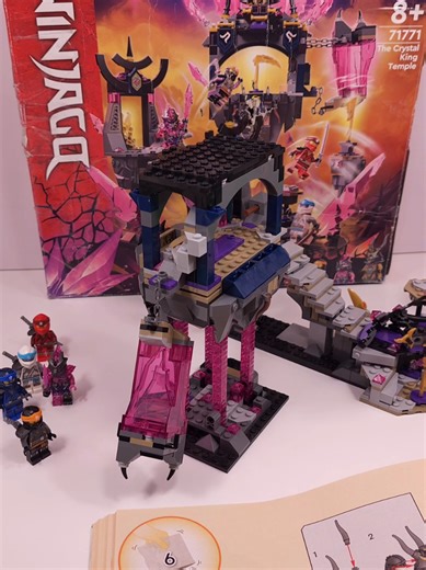 LEGO NINJAGO The Crystal King Temple (71771)[703 pcs] Building #lego #legoninjago #71771 #ninjago #ninjagocrystalking