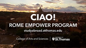 Now accepting applications for our Rome Empower program! Get $2,000 more to study where ancient history and contemporary culture meet. Learn more: http://www.stthomas.edu/artsandsciences/undergraduate/studyabroad/ | University of St. Thomas
