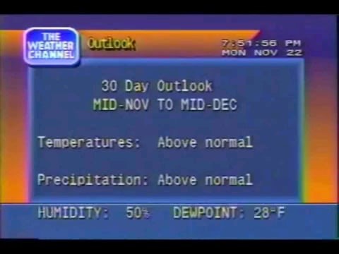 The Weather Channel In The 90's