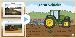 Farm Vehicles Photo PowerPoint