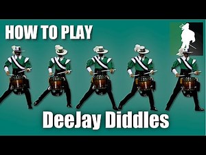 How to play DeeJay Diddles by The Cavaliers Drumline - Paradiddle Exercise for Snare Drummers