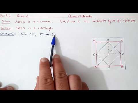 Chapter:8 Ex.8.2 (Q.2) Quadrilaterals | Ncert Maths Class 9 | Cbse.