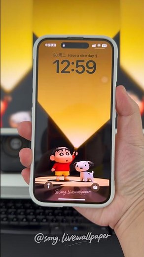 Live Wallpaper | Flashlight - Crayon Shin-chan