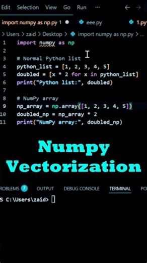 NumPy Vectorization vs For-Loops: Which is better? #PythonTips #coding #programming #ai