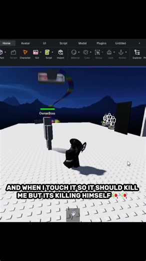 THIS DONT LOOK LIKE BOSS ALSO🥀🥀🥀 #roblox