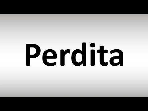 How to Pronounce Perdita