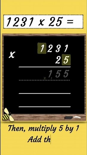 4-digit by 2-digit | Multiplication | Maths with Mrs B. #shorts