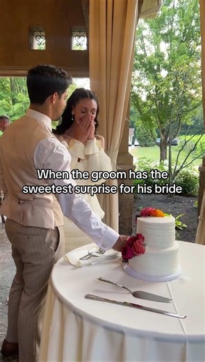 Sweetest Wedding Surprise for Bride at Gervasi