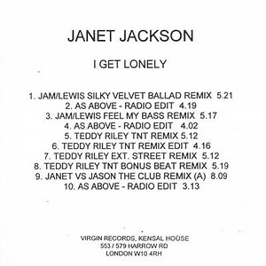Janet Jackson - I Get Lonely (Remixes)