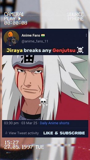 Jiraya sees Itachi eyes ☠️😱 | | Itachi vs jiraya face to face | | animfans11#shorts #anime #sonyyay