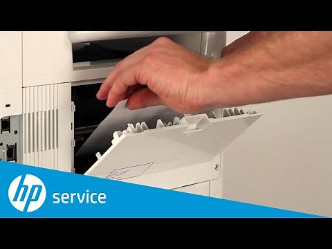 Clear Paper Jams in the Duplexer | HP Color LaserJet Enterprise M506 | HP