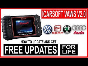 How To Update iCarsoft VAWS V2.0 for FREE & Get FREE LIFETIME UPDATES