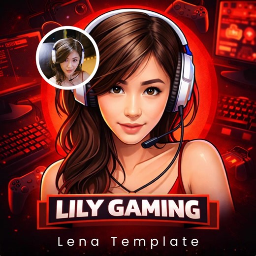 Customizable Gaming Avatar | Social Media Profile Logo (digital Download - Etsy