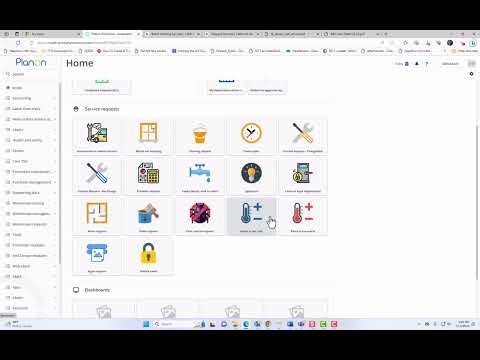 How to use the BBS Planon Requestor Self Service System