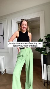 Unfolded - Sustainable Fashion That Changes Lives | Hunting for the perfect sustainable trousers? Then it’s time to discover the life-changing Lana 🌎 Plus they’re: Better for the planet ✅... | Instagram