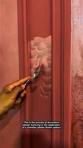 Amazing Decorative Plaster Flower Art Technique