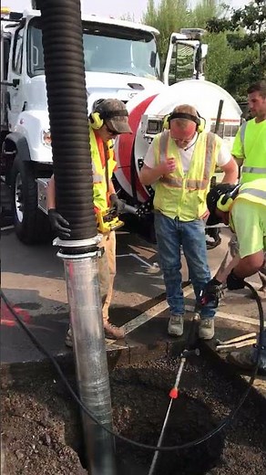 Hydro Excavation Demo with Vactor Truck