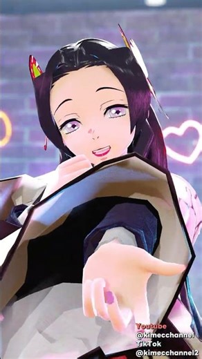 Demon Slayer | Cream Soda and Chandelier | Kanae | Demon Slayer MMD #shorts #demonslayer #鬼滅の刃 #鬼...