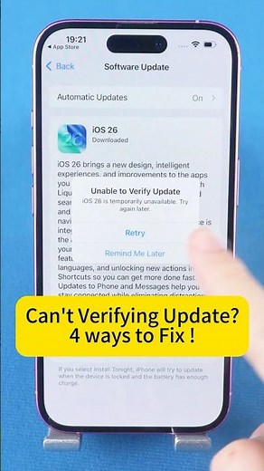 😫How to Fix iPhone Stuck on Verifying Update? - All iOS Versions 2026 ✅| Unable to Verify Update