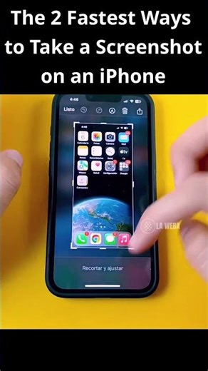 The 2 Fastest Ways to Take a Screenshot on an iPhone 📱⚡ #smartphone