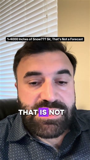 POV: The Weather App Is Clearly Drunk #snow #snowstorm
