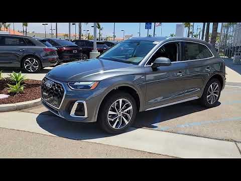 Audi Q5 2023 in Daytona Gray Pearl with Black Interior