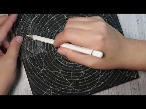 How to use Dot Art Depot ELEMENTS stencils Quick example