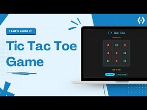 Build Tic Tac Toe Game in HTML CSS & JavaScript | Get Source Code (Beginner Project Tutorial)