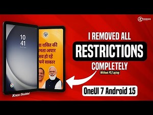 Remove Restrictions from Government Tablet Permanently | Samsung Galaxy Tab A9 Knox Bypass | Codivio