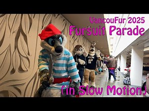 VancouFur 2025 Fursuit Parade (in Slow Motion)